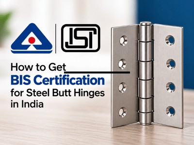 How to Get BIS Certification for Steel Butt Hinges in India